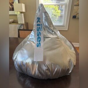 Hershey's Kisses Metallic Silver Accent Pillow